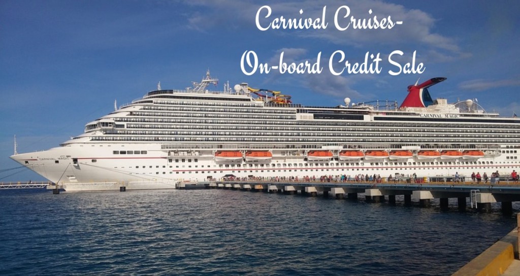 Carnival Cruise Sale- $50 On-board Credit, Limited Offer!!