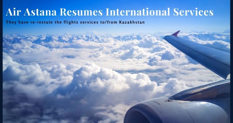 Air Astana resumes international services