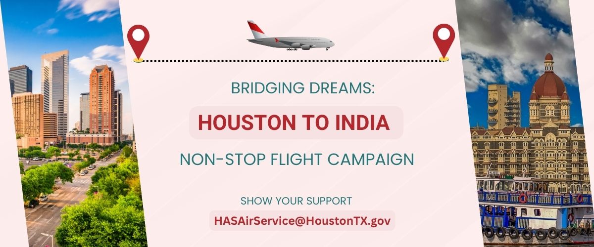 Houston to India Non Stop Flight